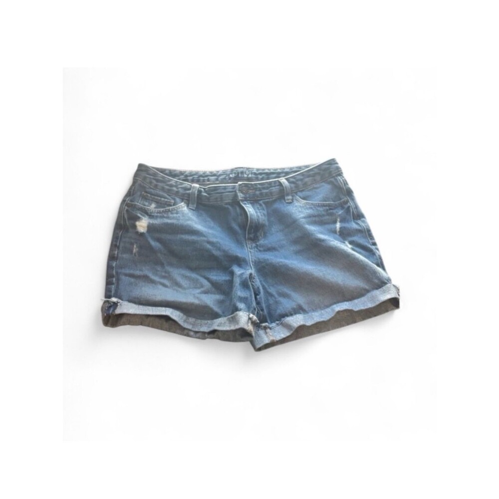Womens Apt. 9 Distressed Denim Jean Shorts – Size 12